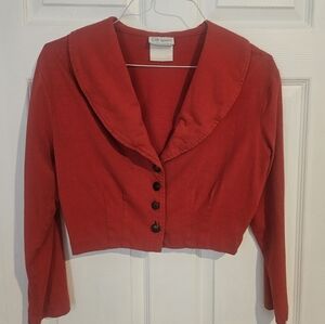 Medium Red DB sport crop jacket